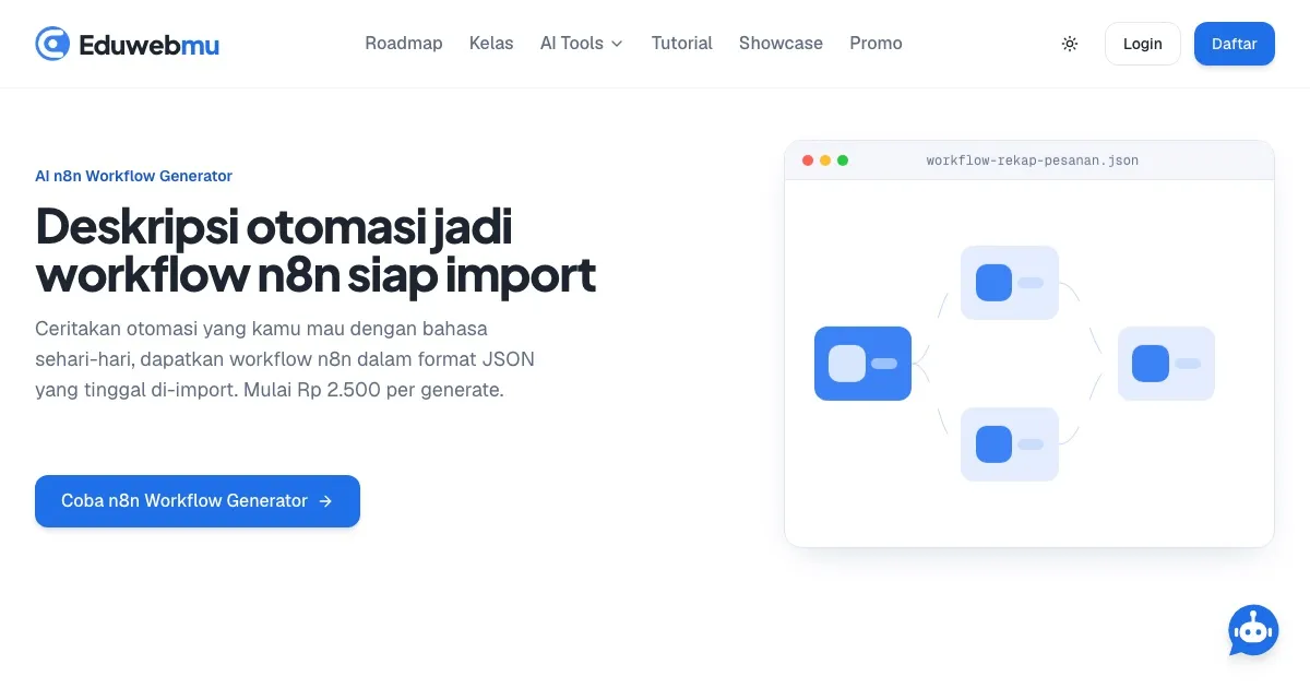 AI n8n Workflow Generator preview