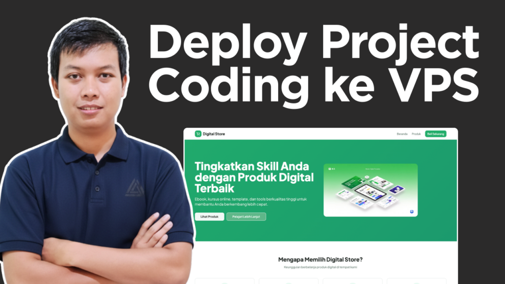 deploy project vibe coding ke vps server production
