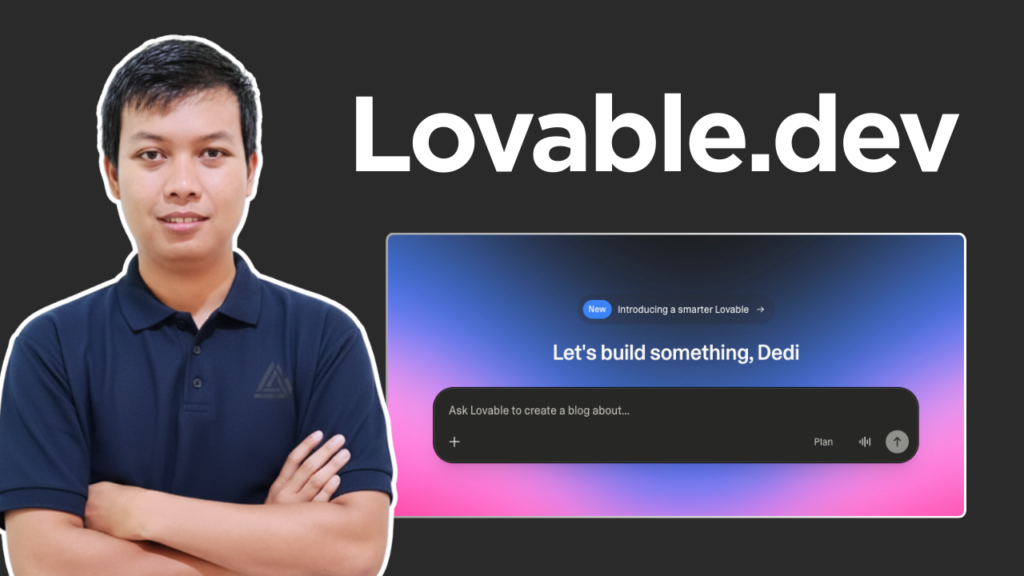 membuat web app tanpa coding menggunakan lovable ai