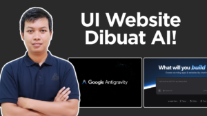 membuat ui website menggunakan bolt new dan antigravity ai